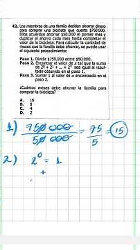 Preguntas matemáticas pruebas saber 11 resueltas paso a paso. Parte
