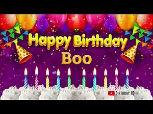 Boo Happy birthday To You - Happy Birthday song name Boo 🎁