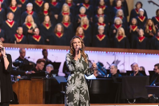 Listen to "The Battle is the Lord's" by the First Dallas Choir & Orchestra featuring Rebecca St. James! | First Baptist Dallas
