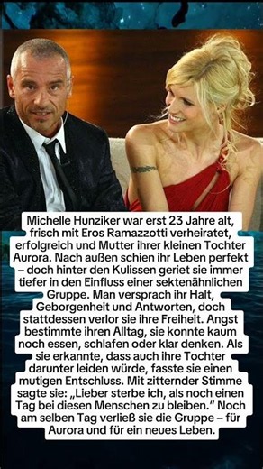 Michelle Hunzikers mutigste Entscheidung rettete ihr Leben
