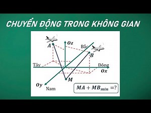 Bài số 28: Cách giải toán thực tế Vecto Lớp 12-Bài toán chuyển động trong không gian-Dạng 15