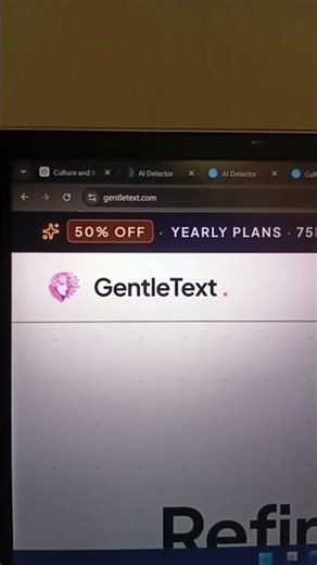 Used Gentletext Humanizer once… now my text actually sounds like me ✨ #gentletext #humanizer