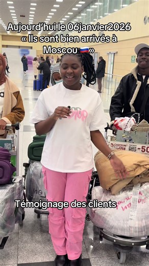 ILS SONT ARRIVÉS ✅🇷🇺 Moscou les a accueillis ✈️🔥 👉 Toi aussi, ton projet de voyage peut devenir réalité. 📩 DM ouvert pour infos et accompagnement.