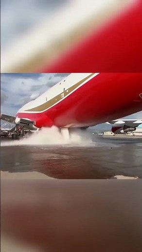 B747 Supertanker - This video gives an idea on how the water and/or special fire extinguer