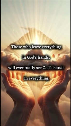 When You Leave It #faith #prayer #jesus #love #prayerandpurpose #motivation #godshands