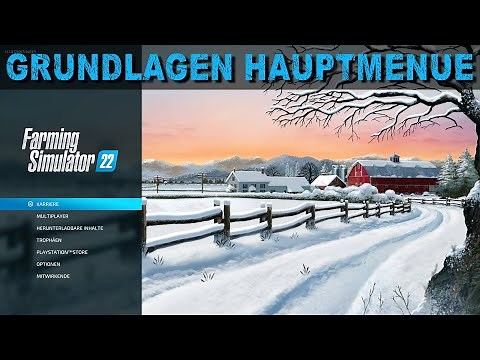 LS22🚜Grundlagen Hauptmenü, Spielsuche, Modhub 🔥Tutorial #1🔴Commander Keule💥
