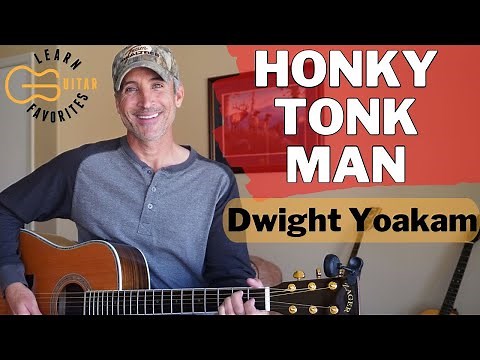 Honky Tonk Man - Dwight Yoakam | 80's Guitar Lesson
