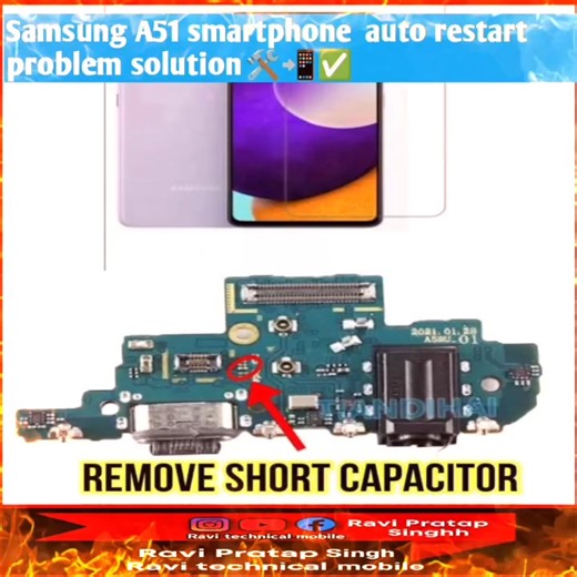 Samsung A51 smartphone auto restart problem solution🛠️📲✅ 📱 Ravi Pratap Singh 🔧 Mobile Repairing | Tips | Solutions This post is created only for educational and informational purposes. 📍 Follow this page for daily mobile repairing updates! #RaviPratapSingh #MobileRepair #RepairingTips #TechnicalPost #smartrepair | Ravi Pratap Singh
