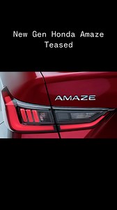 New generation Honda Amaze teased ahead of its launch tomorrow. How do you like the styling? | MotorBeam