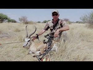 SPRINGBOK HEAD SHOT BOWHUNTING ORYX WARTHOG NAMIBIA