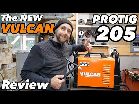 The new Vulcan PROTIG 205 TIG Welder from Harbor Freight