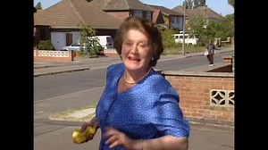 HYACINTH CATCHES BOTH HER NEIGHBOUR EMMET AND PAPERBOY An excited Hyacinth has put an advert ''Scintillating Socializing'' in the local newspaper to teach people social etiquette and waits now for phone calls in the Episode ''The Hostess''. Hyacinths white slimline telephone with last number redial was BT (British Telecom) Minstrel which you can see here: https://www.youtube.com/watch?v=Cp-LdstUd5I ''This is a private slimline pearl white telephone with no oriental associations WHATSOEVER!'' But