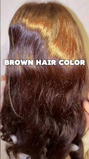 Brown Hair Color, Natural Brown Hair, DIY Brown Hair at Home #hair #haircare #shors #haircolor