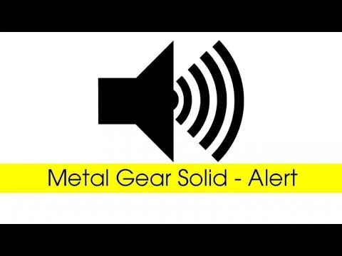 Metal gear solid "Alert" Sound effect