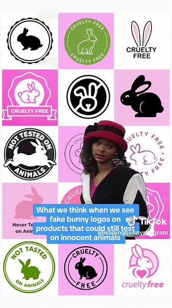 Since cruelty-free is an unregulated term, anyone can design/buy/download a bunny logo or vector and put it on their packaging in hopes you, the consumer, will assume it’s cruelty-free (even if its not). Look for our leaping bunny logo and certified brands to feel confident that your product was kever tested o namals anywhere i nthe supply, manufacturing, any formulation. #crueltyfree #crueltyfreebeauty #crueltyfreemakeup #leapingbunnycertified #leapingbunny #fakelogo⚠️