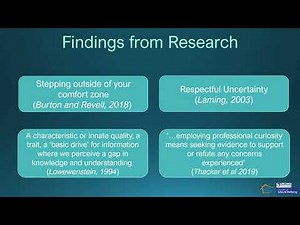 Professional curiosity and challenge to keep people safe (Signs of Safety model)