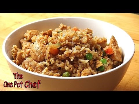 Super Fast Chicken Fried Rice | One Pot Chef