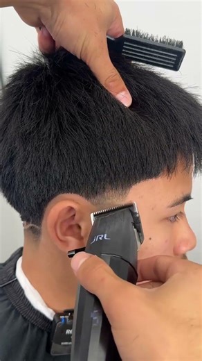 Mid Taper Fade Tutorial with Clippers Step by Step #fade #barber #taper