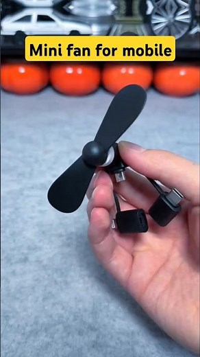 Portable mini type C fan for mobile and power bank #usbfan #summergadgets #review