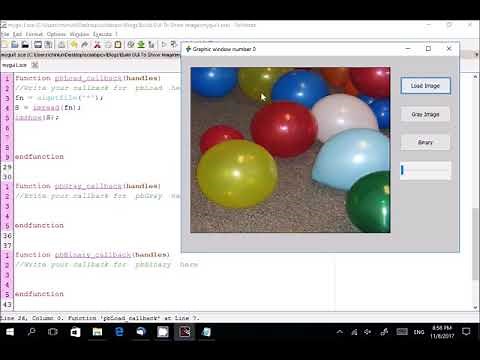 Scilab GUI Builder Part 4 - Build A GUI To Load and Show Images