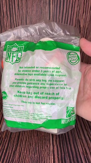 Burger King NFL Toy Opening: Bengals Jersey!