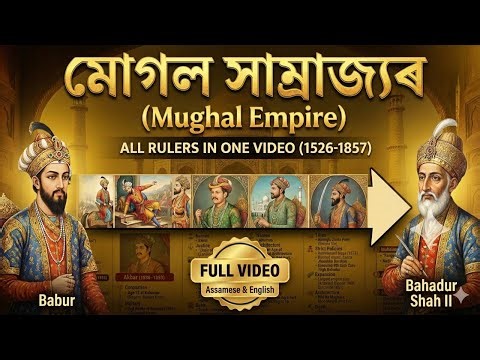 THE MUGHAL EMPIRE: RISE AND FALL (1526-1857) II For all Competitive exam of Assam - By -Bishwajeet