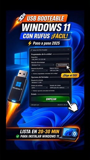 Cómo hacer USB booteable Windows