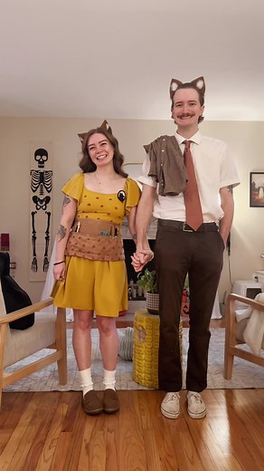 comme ci, comme ca #fantasticmrfox #couplescostume #mrfox #mrsfox #foryou #halloween2024 #costume #wesanderson