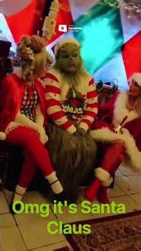 the Grinch meets Santa