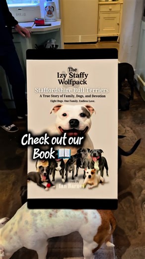 Izy The Staffy on Instagram: "Our Wolfpack journey has been one incredible adventure 🐾❤️ From the real-life chaos, cuddles and characters of the Izy Staffy Wolfpack, to our magical Smudgekins fairytales, it’s all now written down to share with you 📚✨ This reel is a little glimpse behind the stories: real Wolfpack moments, true adventures, and the love that inspired both our True Story book and Smudgekins’ six-part fairytale series. If you’ve ever wondered what life is like with eight Staffies 