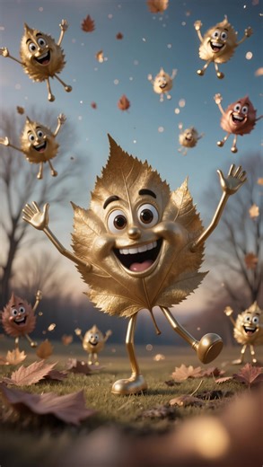 Mr's Autumn leaf and friends 🍃are celebrating...🍃 Autumn leafs are falling from the Trees leafs...🎄 | Paul Simon