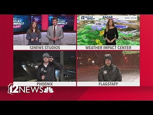 12News team coverage on winter weather hitting Arizona