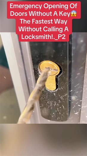 Emergency Opening Of Doors Without A Key😱 The Fastest Way Without Calling A Locksmith!._P2#emergency #door #key #locksmith #fastest
