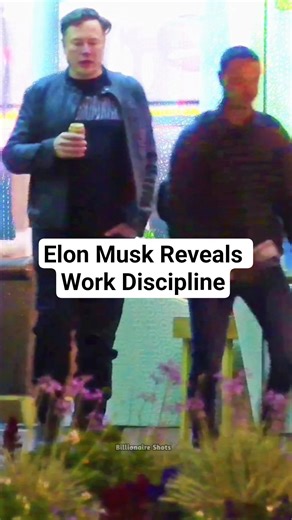 Elon Musk Reveals Work Discipline 🚀 #richmindset #billionaire #elonmusk #disciplinewins #consistency