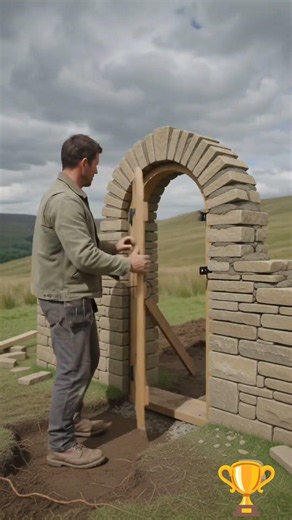 Building an UNDERGROUND STONE CELLAR into a Hillside | Start to Finish Time-Lapse #wallingstone
