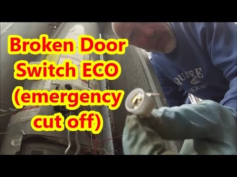 ECO (emergency cut off) switch or “high limit safety thermostat switch"