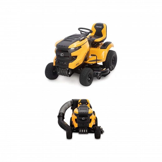 Cub Cadet XT1 Enduro LT 46 in. 22 HP Kohler Riding Tractor and 42/46 in. Double Bagger - The Home Depot