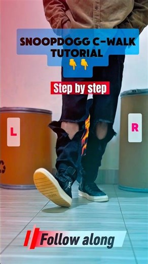 Learn C Walk Fast (No Experience Needed) #captboby #dance #dancemoves #cripwalk