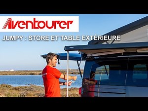 AVENTOURER ORIGIN JUMPY COMBI | Van aménagé installation store + table extérieure