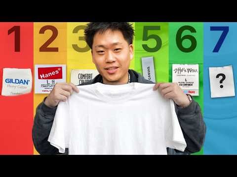 The 7 Rankings Of T-Shirt Blanks (Which One is The Best?)