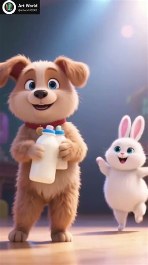 Dog vs Cat vs Rabbit Dance Battle 🐶🐱🐰🔥