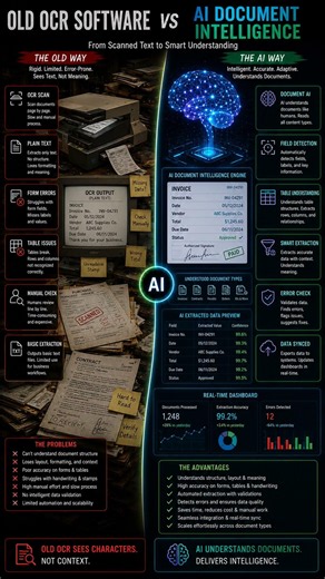 AI Document Intelligence vs Old OCR: Smarter Automation for Businesses