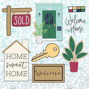 Housewarming “ Welcome Home” Cookie Cutter Collection - Etsy