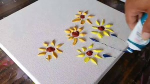 491K views · 5.2K reactions | Sunflower field painting demo..... easy for beginners #sunflower #painting #easy #forbeginners | Suraj fine arts | Facebook