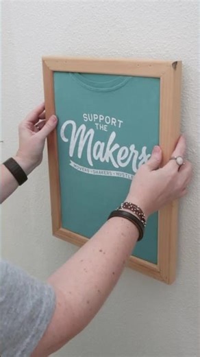 Framing Old T-shirts for a Memory Wall