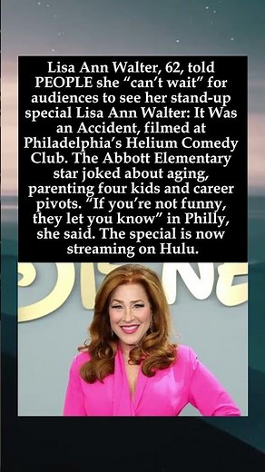 Lisa Ann Walter’s Comedy Special It Was an Accident Now on Hulu #LisaAnnWalter #ItWasAnAccident