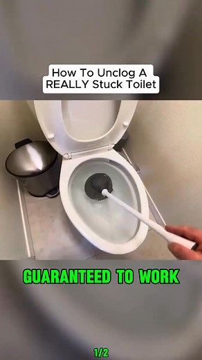 #toilet How To Unclog A REALLY Stuck Toilet! #bakingsoda #cleaning #L | Wiley Norton | Facebook