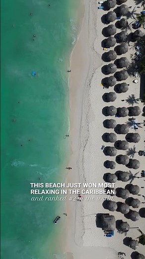 THE MOST RELAXING BEACH IN THE CARIBBEAN: Eagle Beach, Aruba