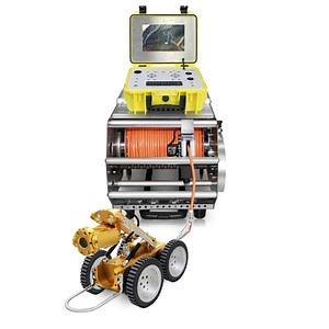 [Hot Item] HD 1080P Waterproof Drain Pipe Inspection Crawler Camera with Laser Measurement