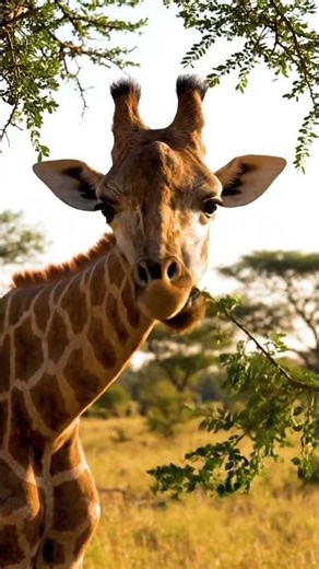 Giraffe Sound 🦒❓ #GiraffeSound #giraffe #Shorts